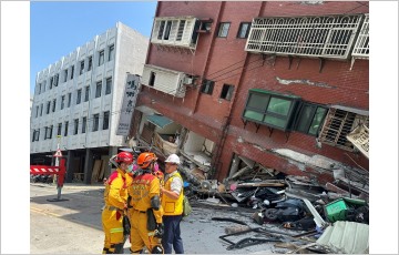 대만 강진 사망자 9명… "원폭 32개 폭발 위력"