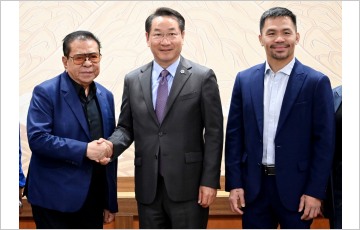 유정복 인천시장, 필리핀 LCS그룹과 협력 논의