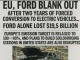 EU·포드, 전기차 강제 전환 2년 만에 백지화…포드, 28조 원 손...